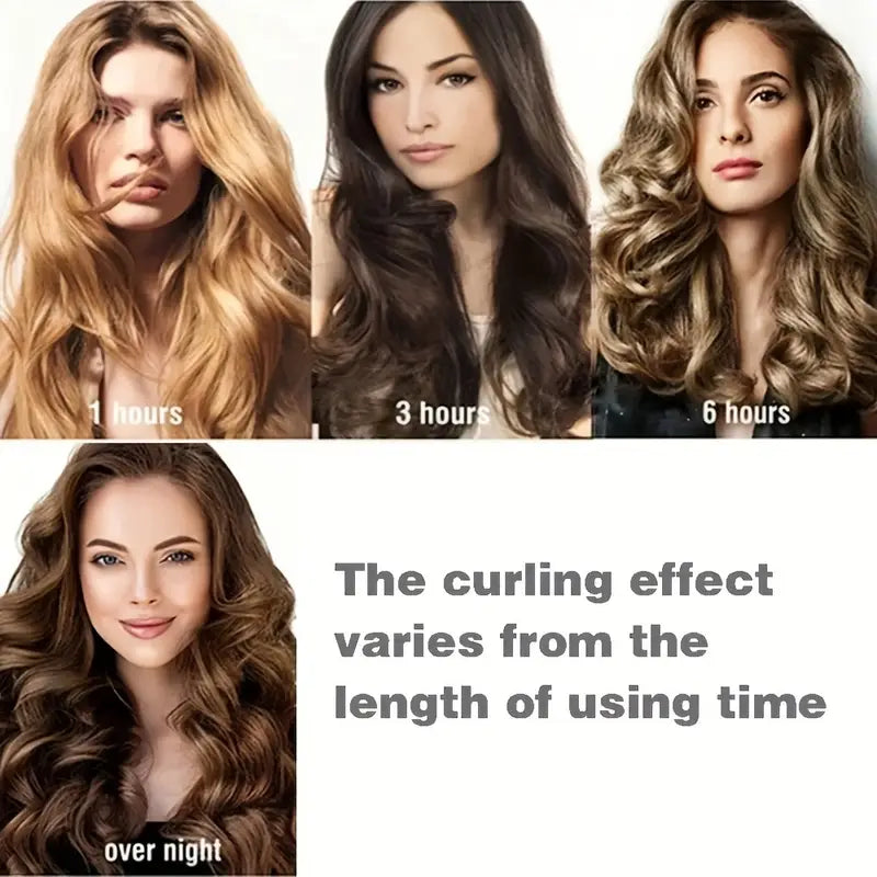 Heatless Hair Curling