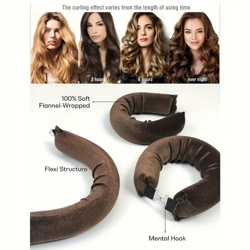 Heatless Hair Curling